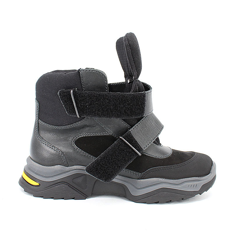 Ботинки нат.мех, артикул 1936, цвет черный купить в интернет-магазине Shoeslel с доставкой по России