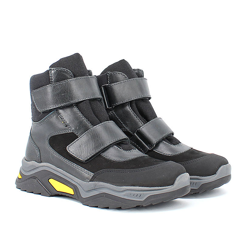 Ботинки нат.мех, артикул 1936, цвет черный купить в интернет-магазине Shoeslel с доставкой по России