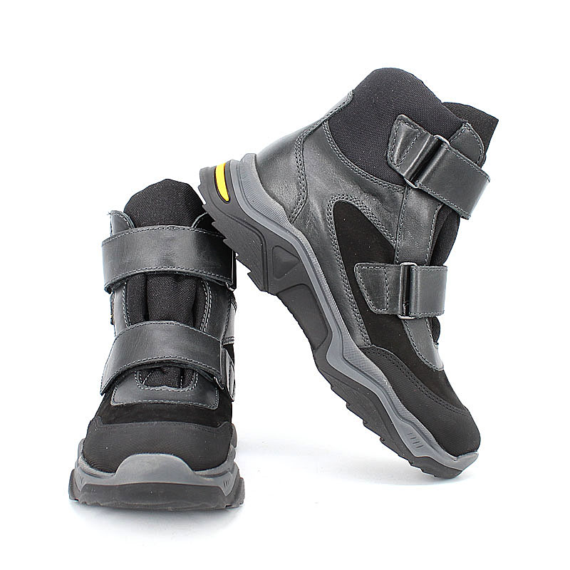 Ботинки нат.мех, артикул 1936, цвет черный купить в интернет-магазине Shoeslel с доставкой по России