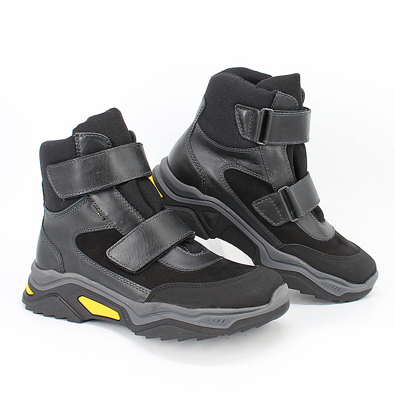 Ботинки нат.мех, артикул 1936, цвет черный купить в интернет-магазине Shoeslel с доставкой по России