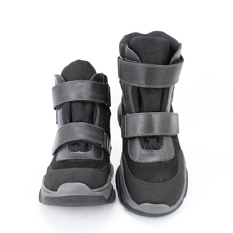 Ботинки нат.мех, артикул 1936, цвет черный купить в интернет-магазине Shoeslel с доставкой по России