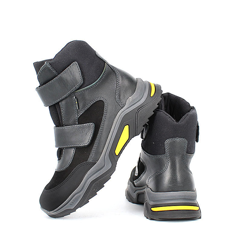 Ботинки нат.мех, артикул 1936, цвет черный купить в интернет-магазине Shoeslel с доставкой по России