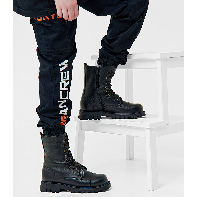 Ботинки, артикул 1941, цвет черный купить в интернет-магазине Shoeslel с доставкой по России