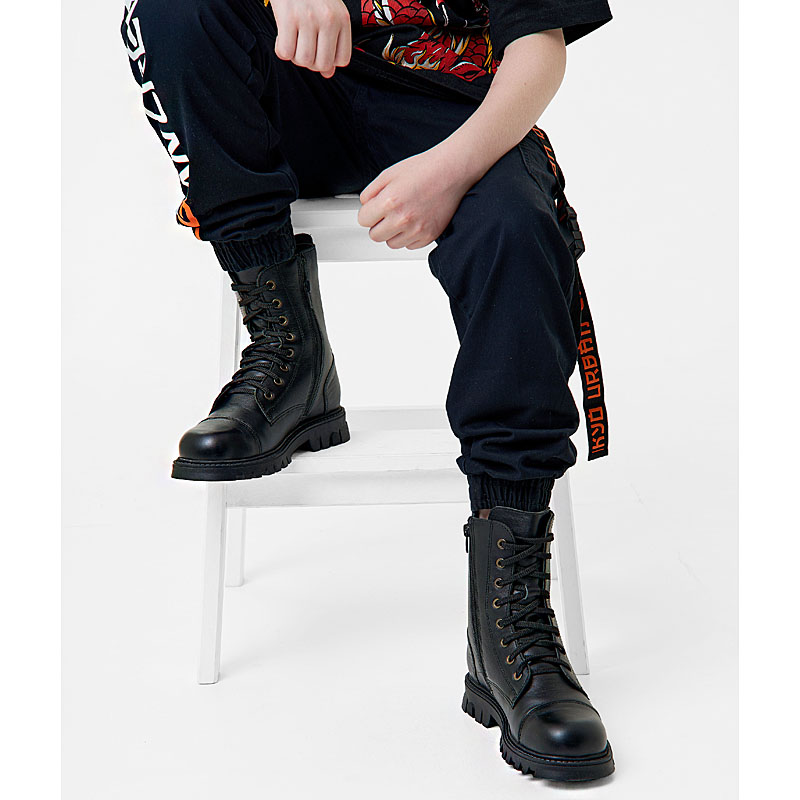 Ботинки, артикул 1941, цвет черный купить в интернет-магазине Shoeslel с доставкой по России