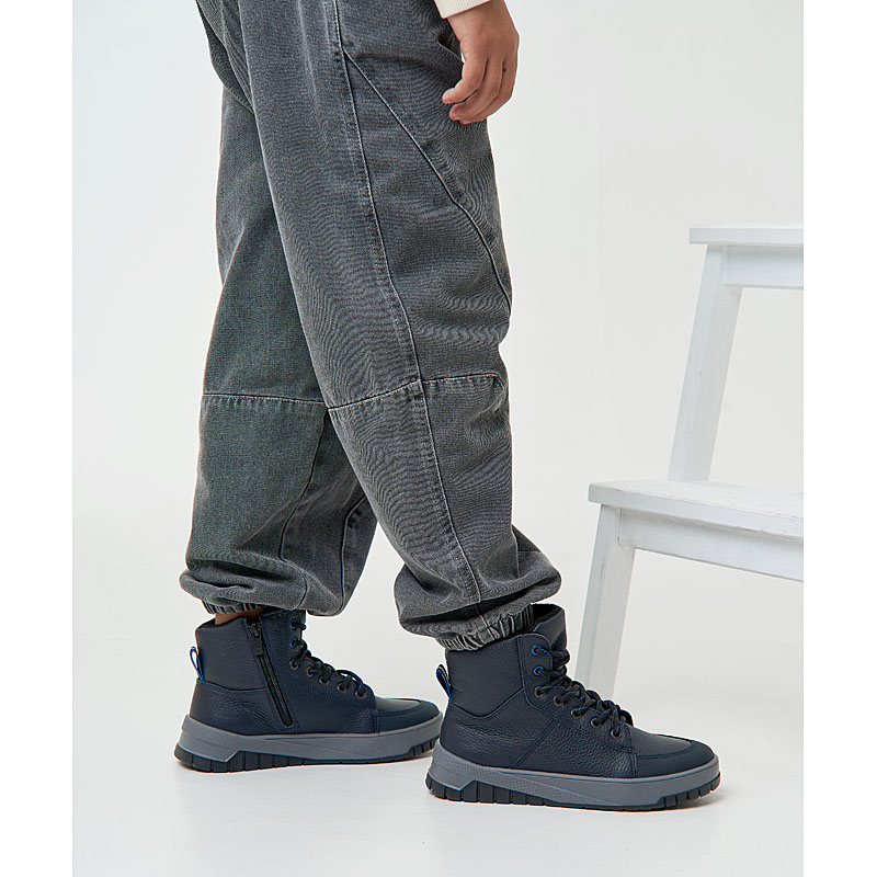 Ботинки, артикул 1948, цвет синий купить в интернет-магазине Shoeslel с доставкой по России