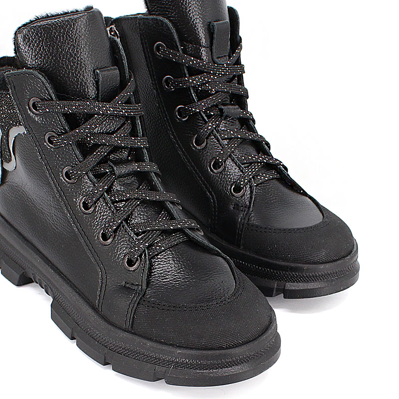Ботинки байка, артикул 1949, цвет черный купить в интернет-магазине Shoeslel с доставкой по России