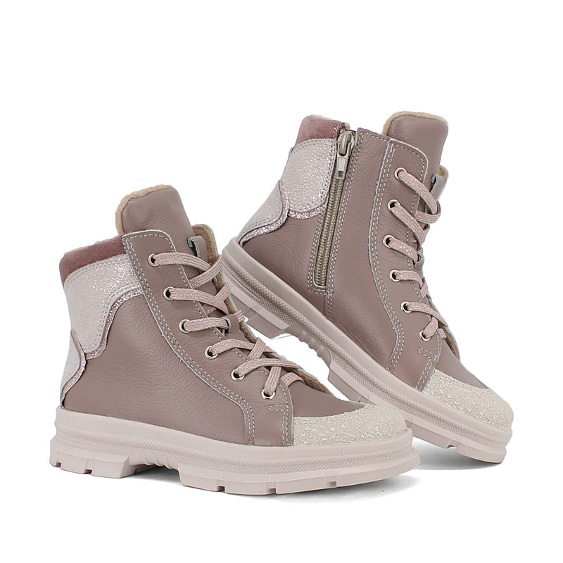 Ботинки байка, артикул 1949, цвет лавандовый купить в интернет-магазине Shoeslel с доставкой по России
