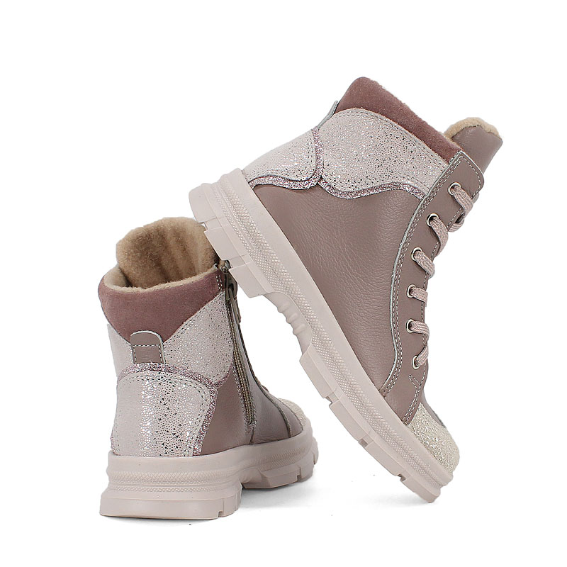 Ботинки байка, артикул 1949, цвет лавандовый купить в интернет-магазине Shoeslel с доставкой по России