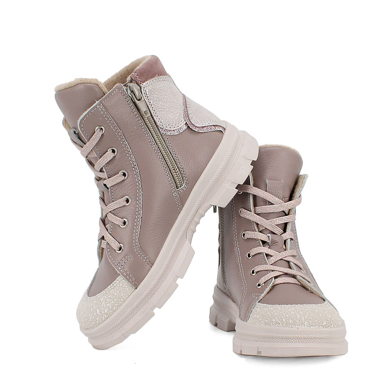 Ботинки байка, артикул 1949, цвет лавандовый купить в интернет-магазине Shoeslel с доставкой по России