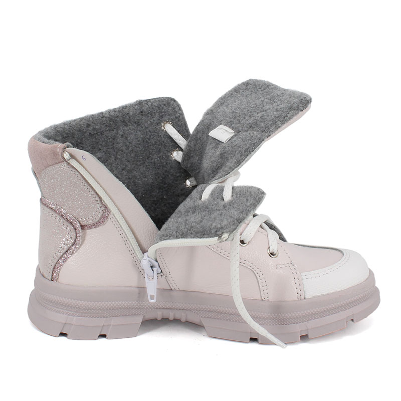 Ботинки байка, артикул 1949, цвет пудровый купить в интернет-магазине Shoeslel с доставкой по России