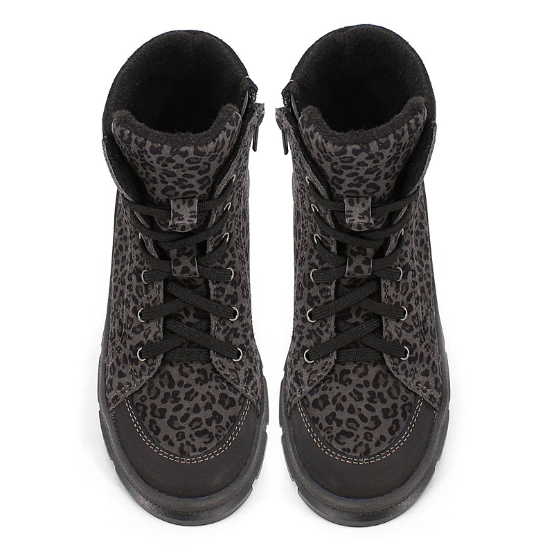 Ботинки байка, артикул 1949, цвет черно-серый купить в интернет-магазине Shoeslel с доставкой по России