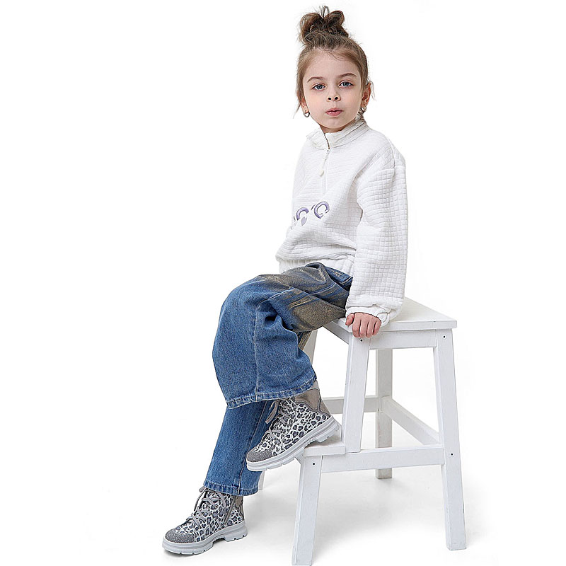 Ботинки байка, артикул 1949, цвет серый купить в интернет-магазине Shoeslel с доставкой по России