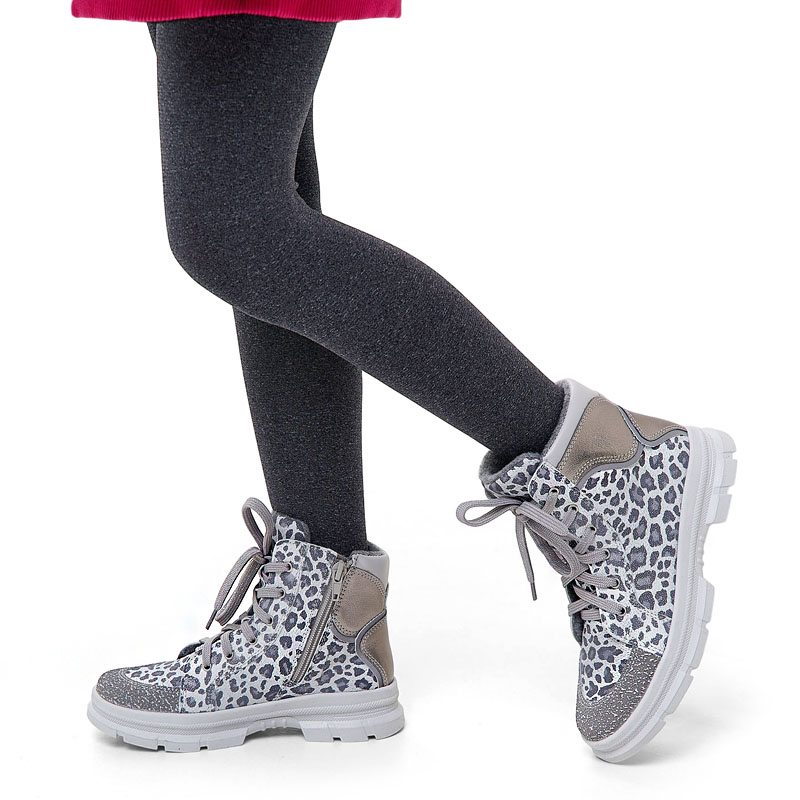 Ботинки байка, артикул 1949, цвет серый купить в интернет-магазине Shoeslel с доставкой по России