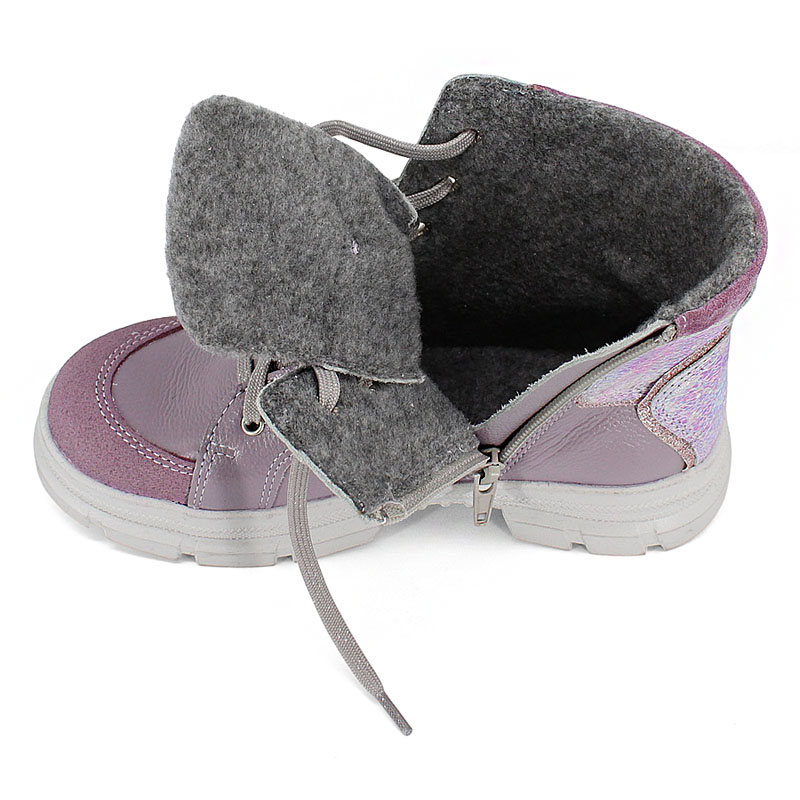 Ботинки байка, артикул 1949, цвет сиреневый купить в интернет-магазине Shoeslel с доставкой по России