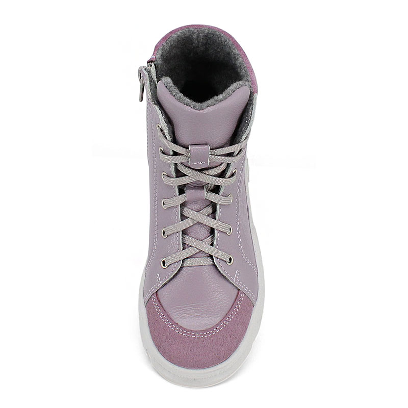 Ботинки байка, артикул 1949, цвет сиреневый купить в интернет-магазине Shoeslel с доставкой по России