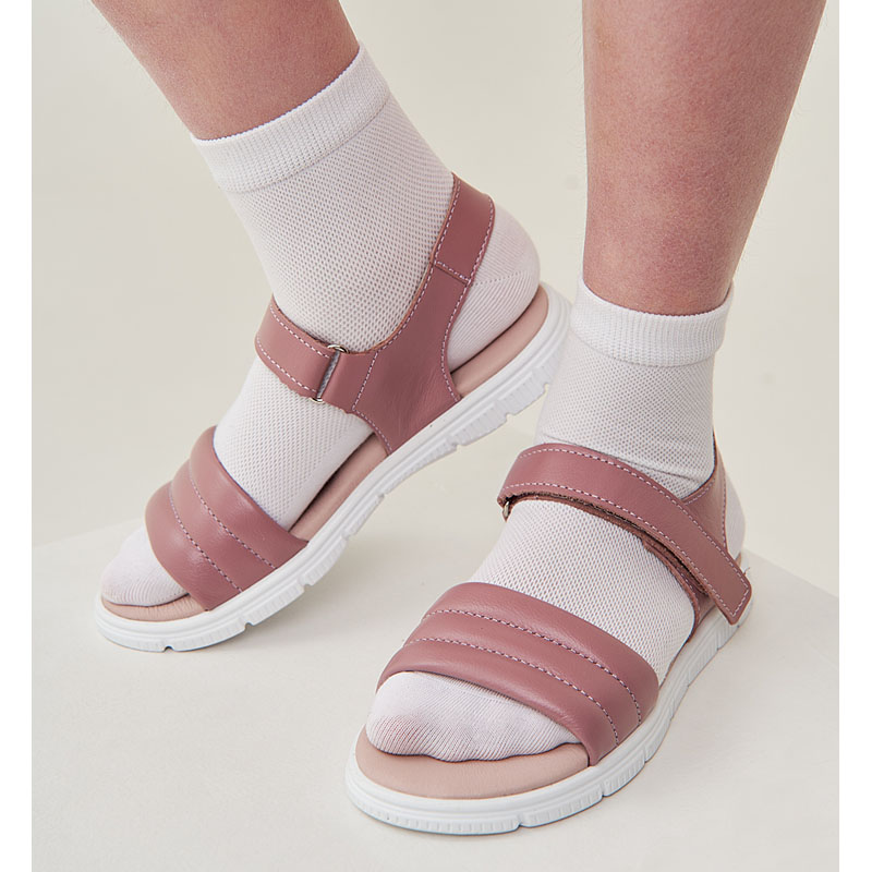 Туфли летние, артикул 1950, цвет пыльно-розовый купить в интернет-магазине Shoeslel с доставкой по России