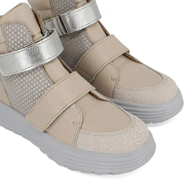 Ботинки, артикул 1956, цвет бежевый купить в интернет-магазине Shoeslel с доставкой по России