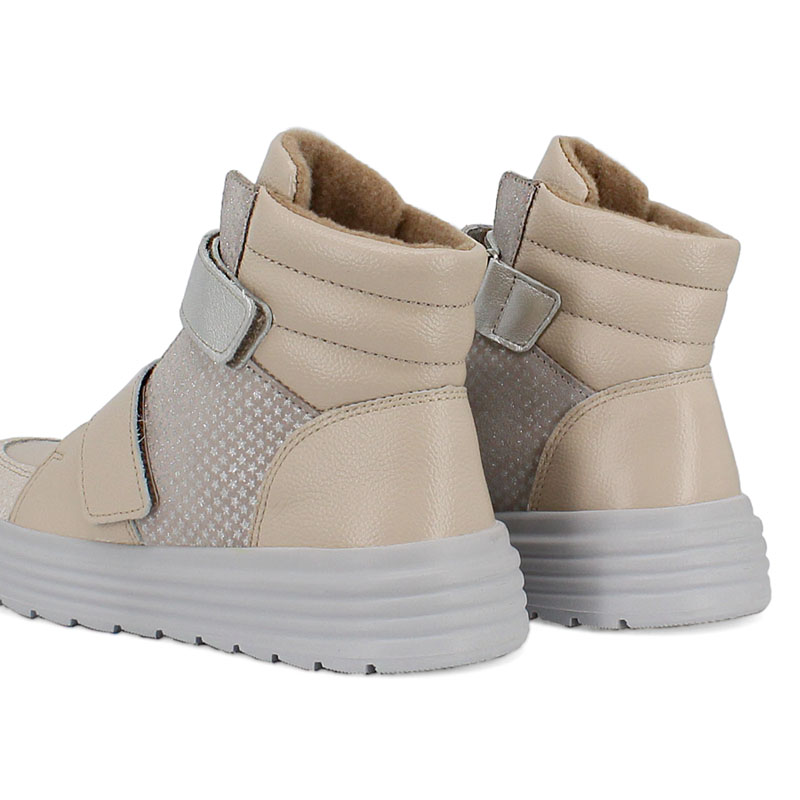 Ботинки, артикул 1956, цвет бежевый купить в интернет-магазине Shoeslel с доставкой по России