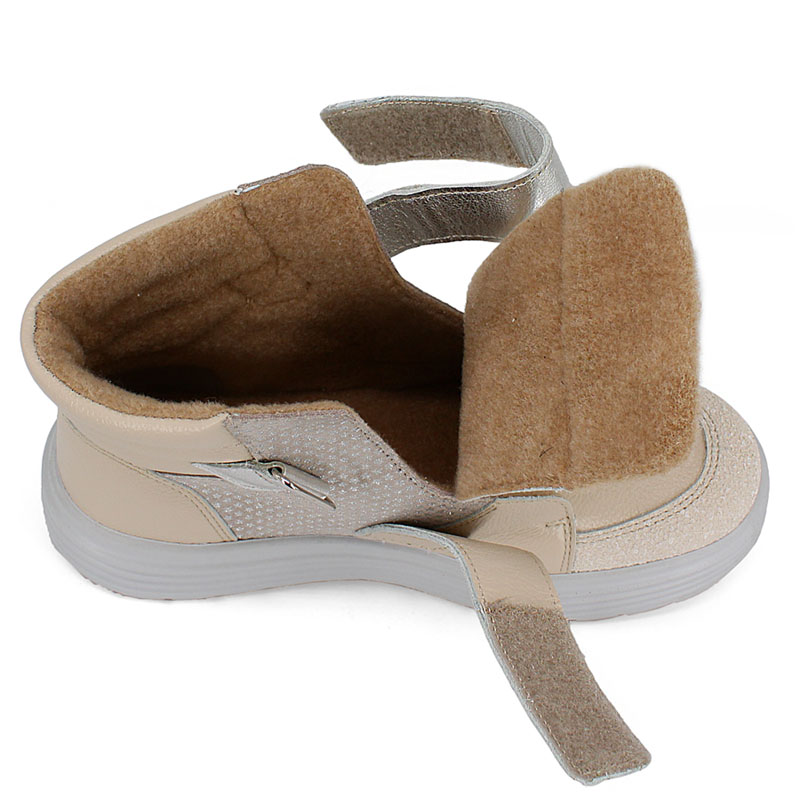 Ботинки, артикул 1956, цвет бежевый купить в интернет-магазине Shoeslel с доставкой по России