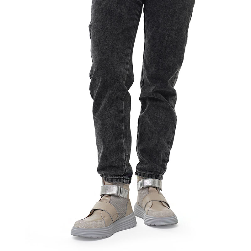 Ботинки, артикул 1956, цвет бежевый купить в интернет-магазине Shoeslel с доставкой по России