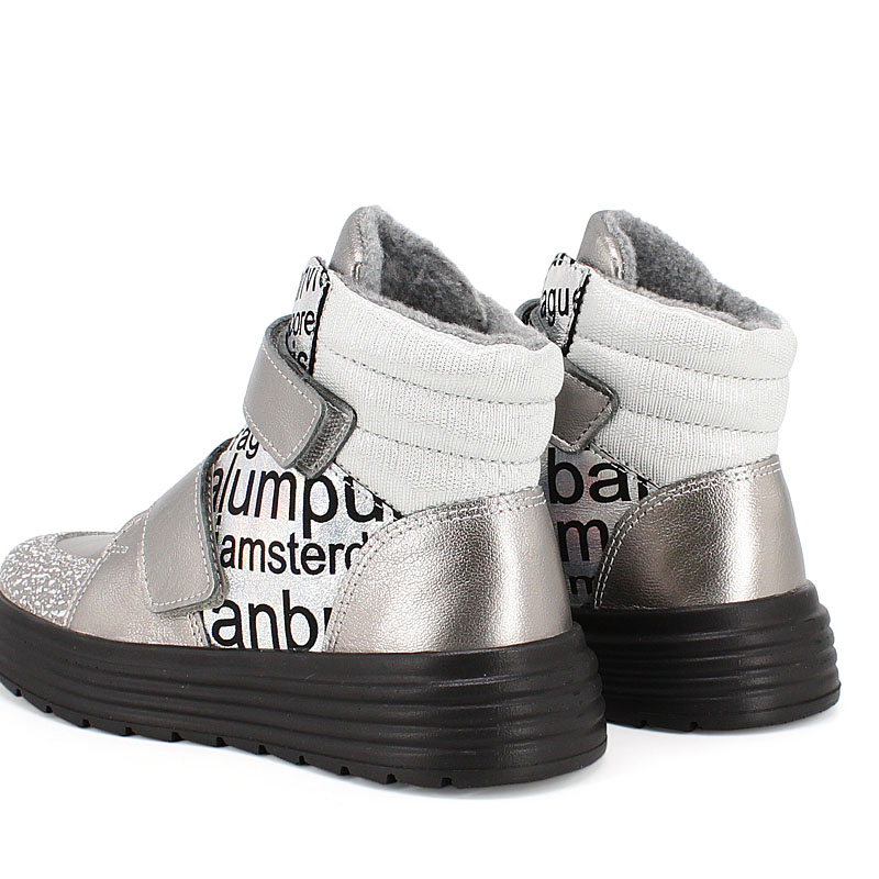 Ботинки, артикул 1956, цвет темное серебро купить в интернет-магазине Shoeslel с доставкой по России