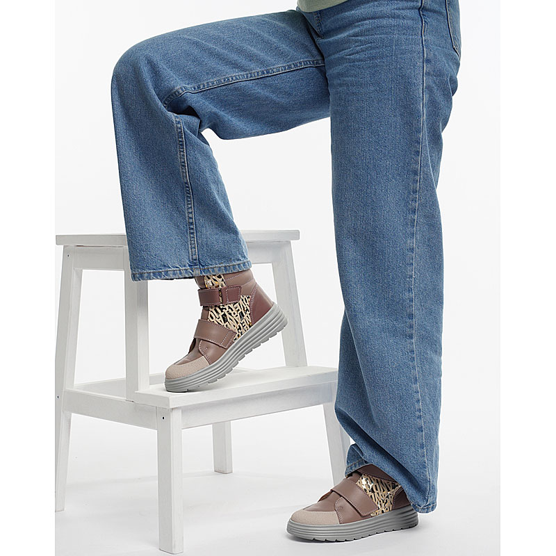 Ботинки, артикул 1956, цвет пыльно-розовый купить в интернет-магазине Shoeslel с доставкой по России