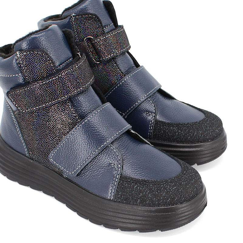 Ботинки, артикул 1956, цвет синий купить в интернет-магазине Shoeslel с доставкой по России