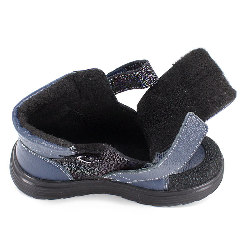 Ботинки, артикул 1956, цвет синий купить в интернет-магазине Shoeslel с доставкой по России