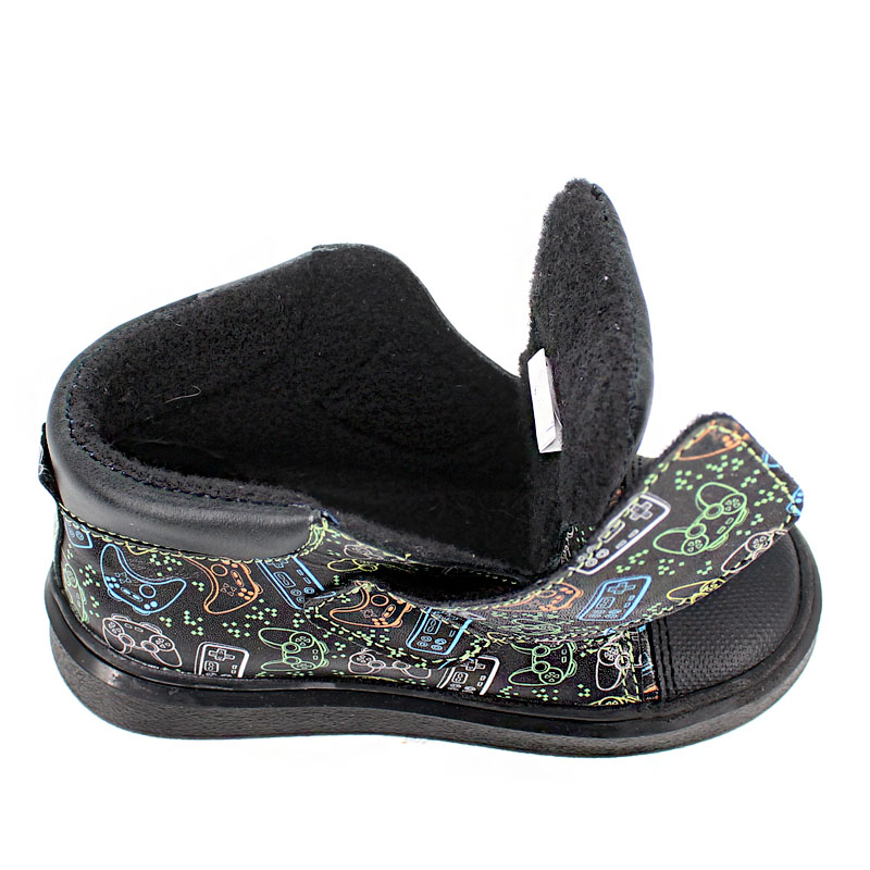 Ботинки малодетские байка, артикул 1959, цвет граффити купить в интернет-магазине Shoeslel с доставкой по России