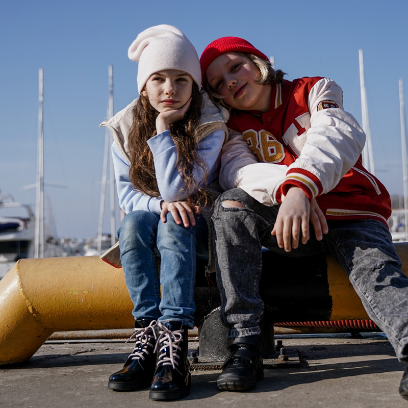 Ботинки байка, артикул 1962, цвет черно-розовый купить в интернет-магазине Shoeslel с доставкой по России