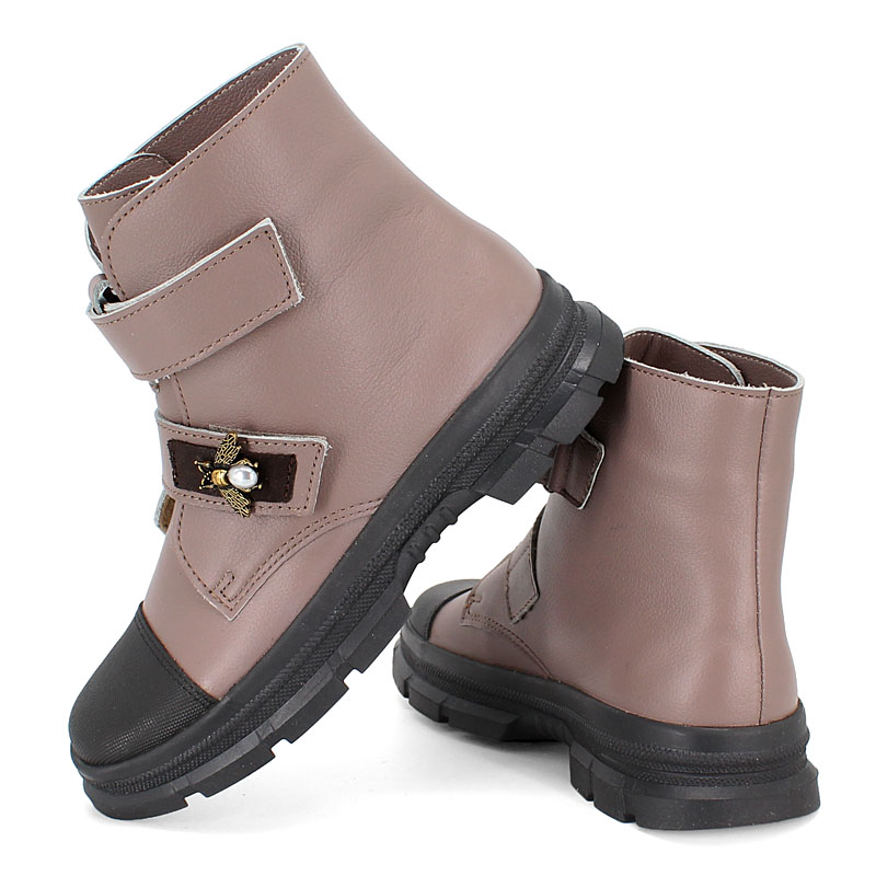 Ботинки байка, артикул 1965, цвет бежевый купить в интернет-магазине Shoeslel с доставкой по России