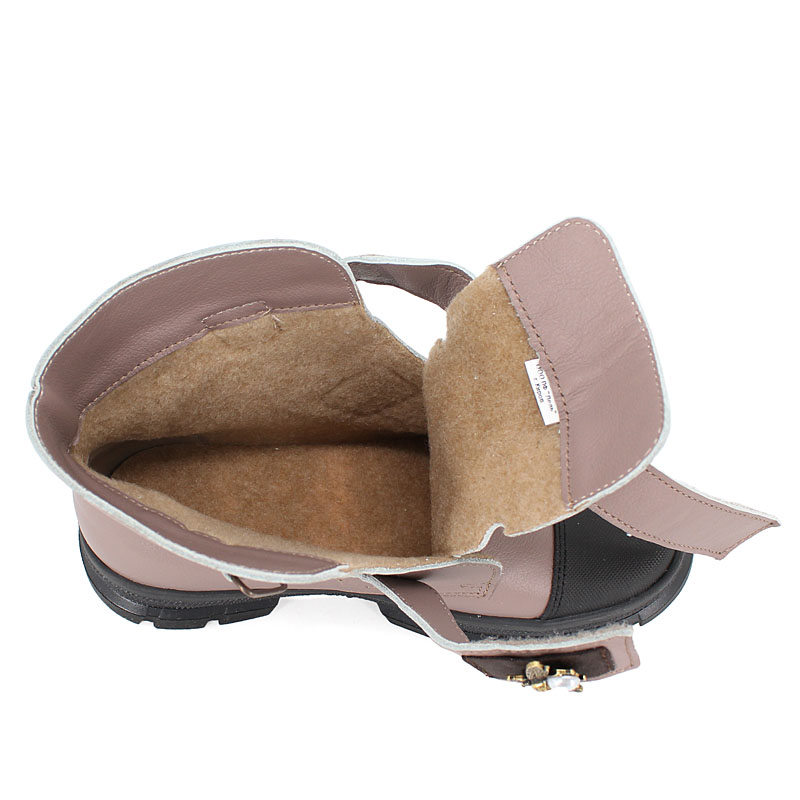 Ботинки байка, артикул 1965, цвет бежевый купить в интернет-магазине Shoeslel с доставкой по России