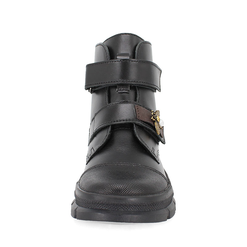 Ботинки байка, артикул 1965, цвет черный купить в интернет-магазине Shoeslel с доставкой по России