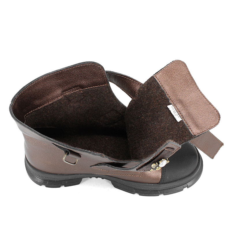 Ботинки байка, артикул 1965, цвет бронзовый купить в интернет-магазине Shoeslel с доставкой по России