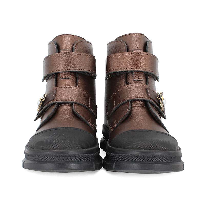 Ботинки байка, артикул 1965, цвет бронзовый купить в интернет-магазине Shoeslel с доставкой по России