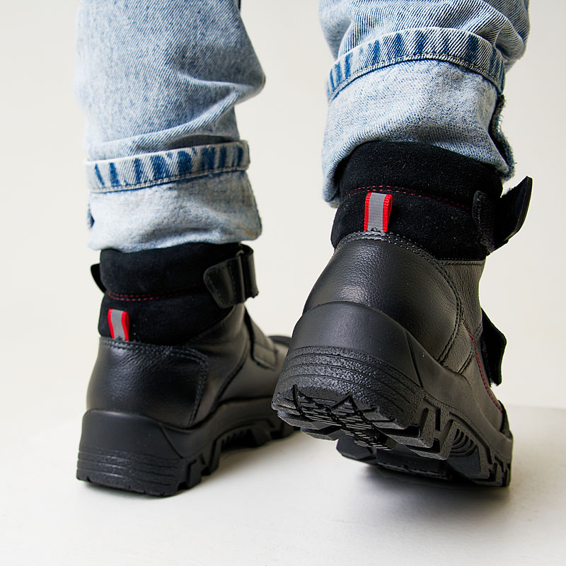 Ботинки байка, артикул 1967, цвет черный купить в интернет-магазине Shoeslel с доставкой по России