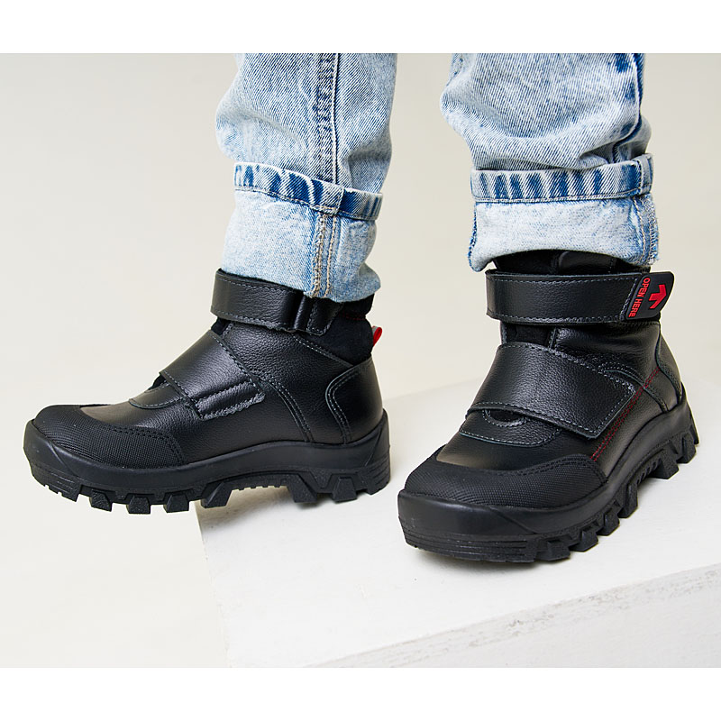 Ботинки байка, артикул 1967, цвет черный купить в интернет-магазине Shoeslel с доставкой по России