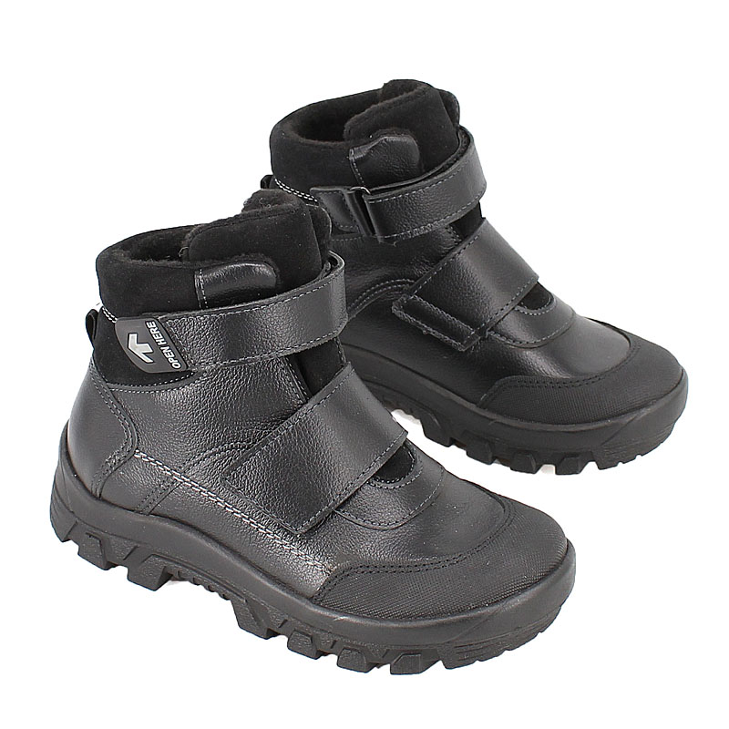 Ботинки байка, артикул 1967, цвет черно-серый купить в интернет-магазине Shoeslel с доставкой по России