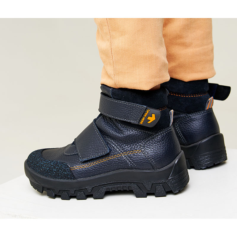 Ботинки байка, артикул 1967, цвет синий купить в интернет-магазине Shoeslel с доставкой по России