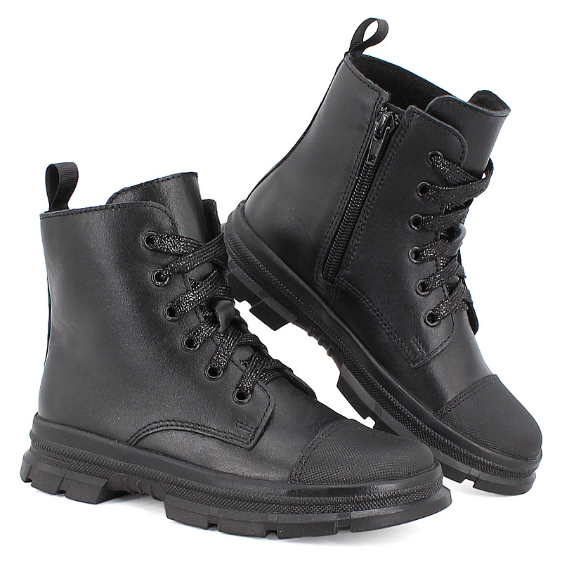 Ботинки, артикул 1968, цвет черный купить в интернет-магазине Shoeslel с доставкой по России