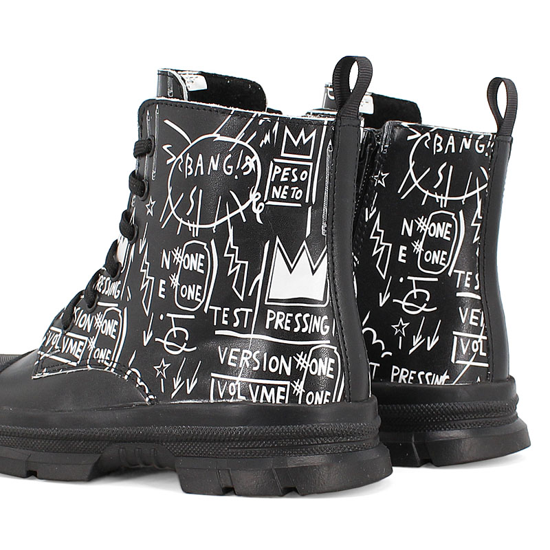 Ботинки, артикул 1968, цвет граффити купить в интернет-магазине Shoeslel с доставкой по России