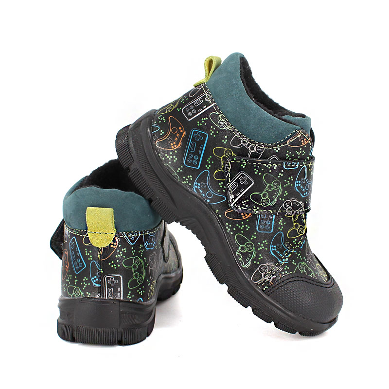 Ботинки малодетские байка, артикул 1970, цвет граффити купить в интернет-магазине Shoeslel с доставкой по России