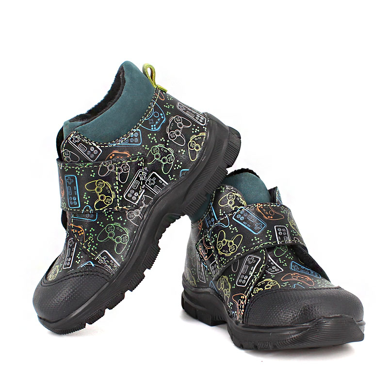 Ботинки малодетские байка, артикул 1970, цвет граффити купить в интернет-магазине Shoeslel с доставкой по России