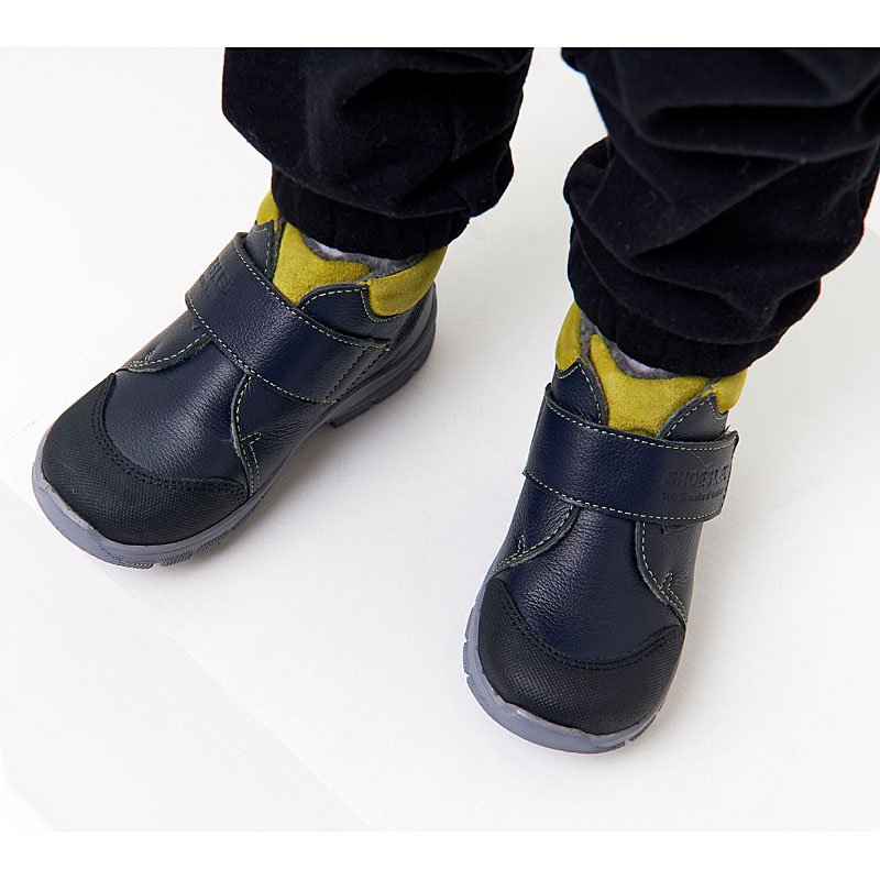 Ботинки малодетские байка, артикул 1970, цвет синий купить в интернет-магазине Shoeslel с доставкой по России