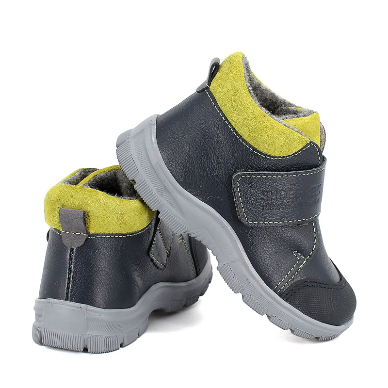 Ботинки малодетские байка, артикул 1970, цвет синий купить в интернет-магазине Shoeslel с доставкой по России