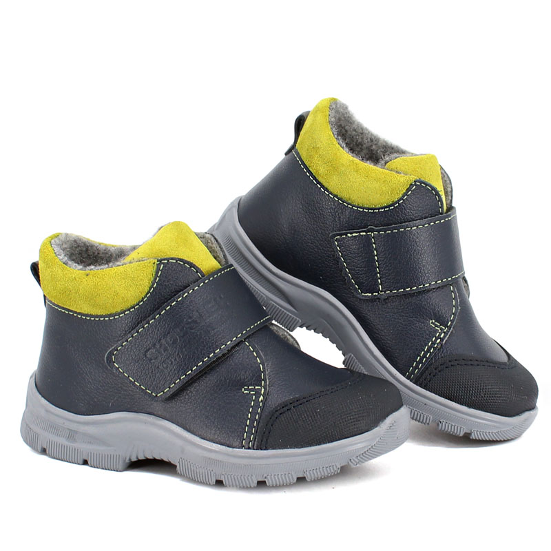 Ботинки малодетские байка, артикул 1970, цвет синий купить в интернет-магазине Shoeslel с доставкой по России