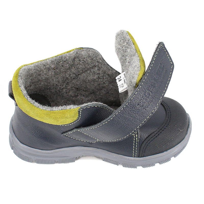 Ботинки малодетские байка, артикул 1970, цвет синий купить в интернет-магазине Shoeslel с доставкой по России