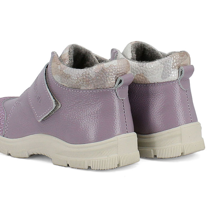 Ботинки малодетские байка, артикул 1970, цвет сиреневый купить в интернет-магазине Shoeslel с доставкой по России