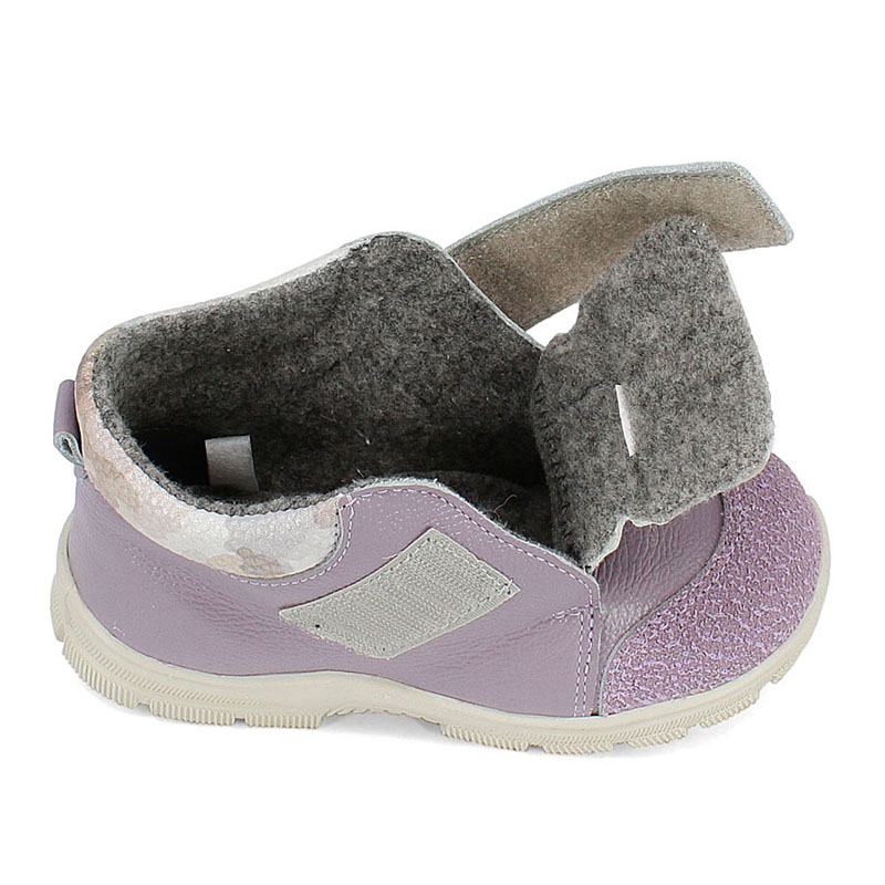 Ботинки малодетские байка, артикул 1970, цвет сиреневый купить в интернет-магазине Shoeslel с доставкой по России