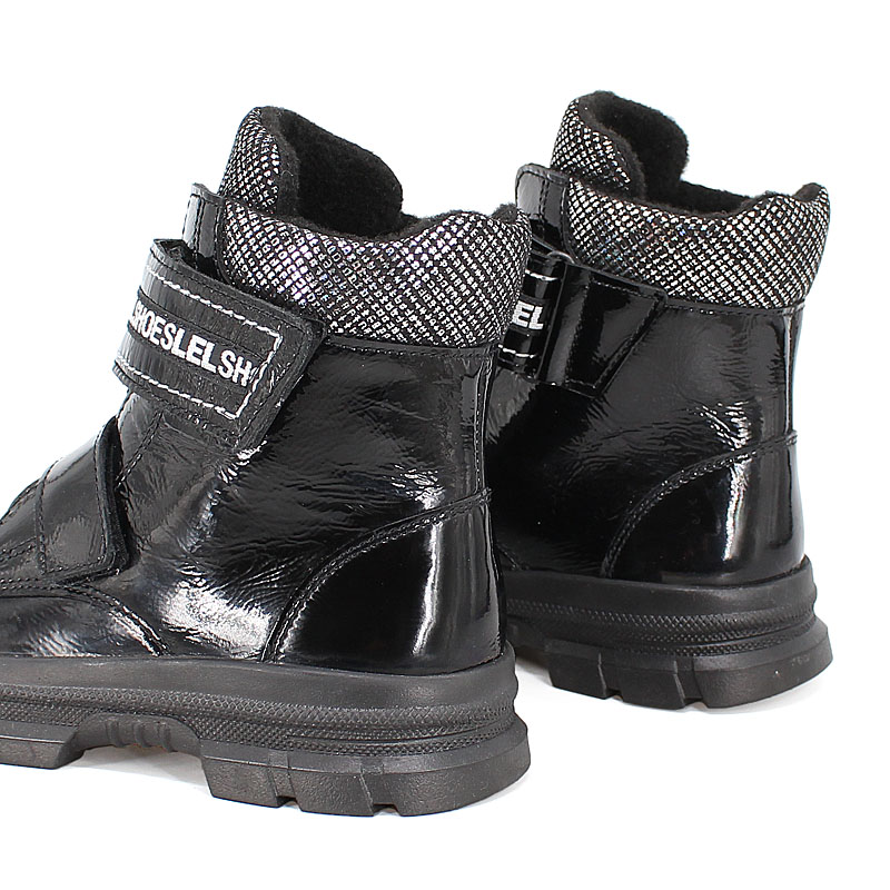 Ботинки байка, артикул 1973, цвет черный купить в интернет-магазине Shoeslel с доставкой по России